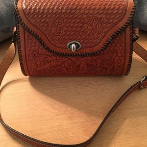 Handmade leather purse